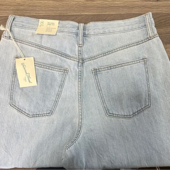 Universal Thread Women's High-Rise Wide Leg Jeans -  Light Wash 10/30 Regular - Picture 5 of 12